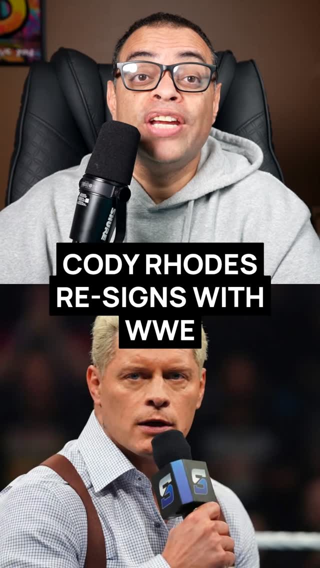 Cody Rhodes Re-Signs with WWE and P...