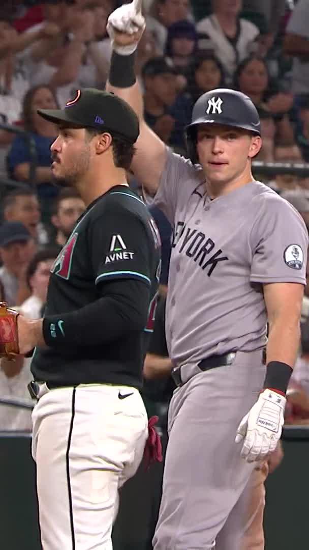 Ben Rice hits a late-game triple on MILLIONS Ben Rice hits a late-game triple