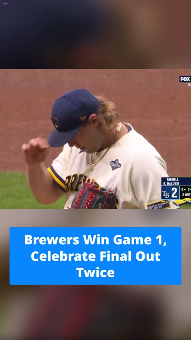 Brewers Win Game 1, Celebrate Final...