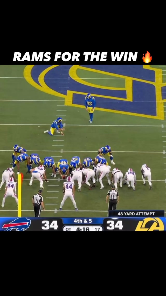 Rams game-winning field goal vs. Bi...