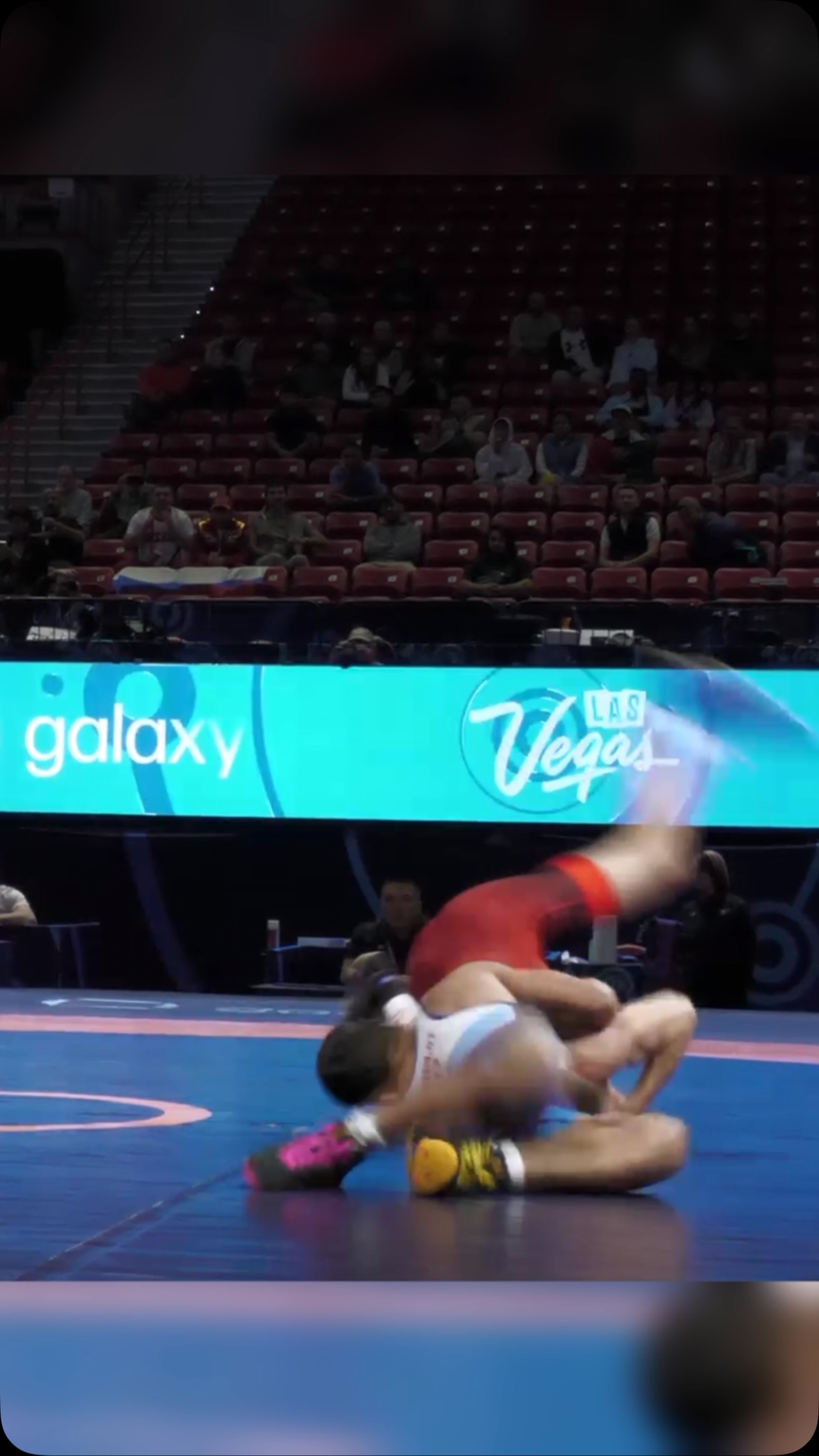 Insane wrestling sequence on MILLIONS Insane wrestling sequence