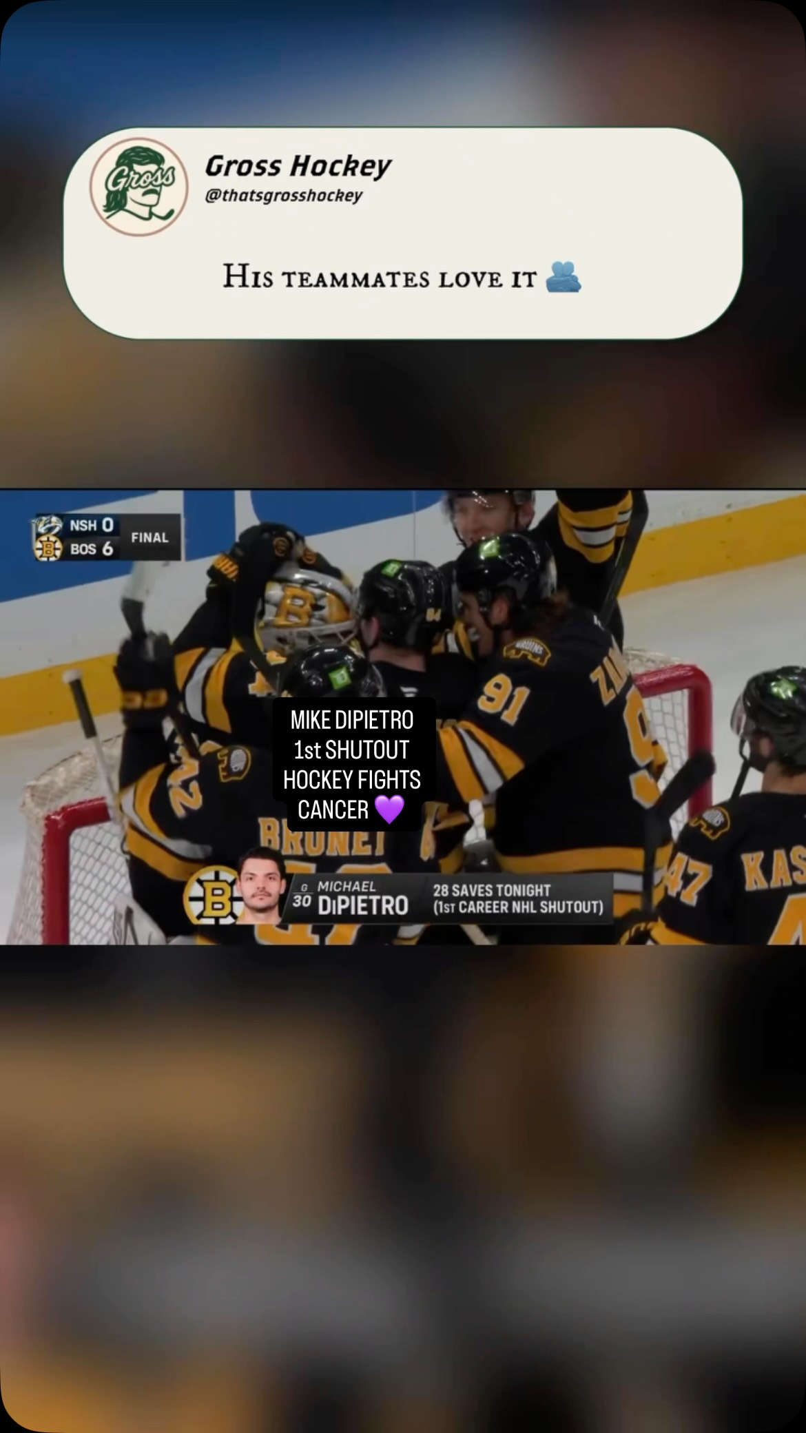 Michael DiPietro earns his first NH...