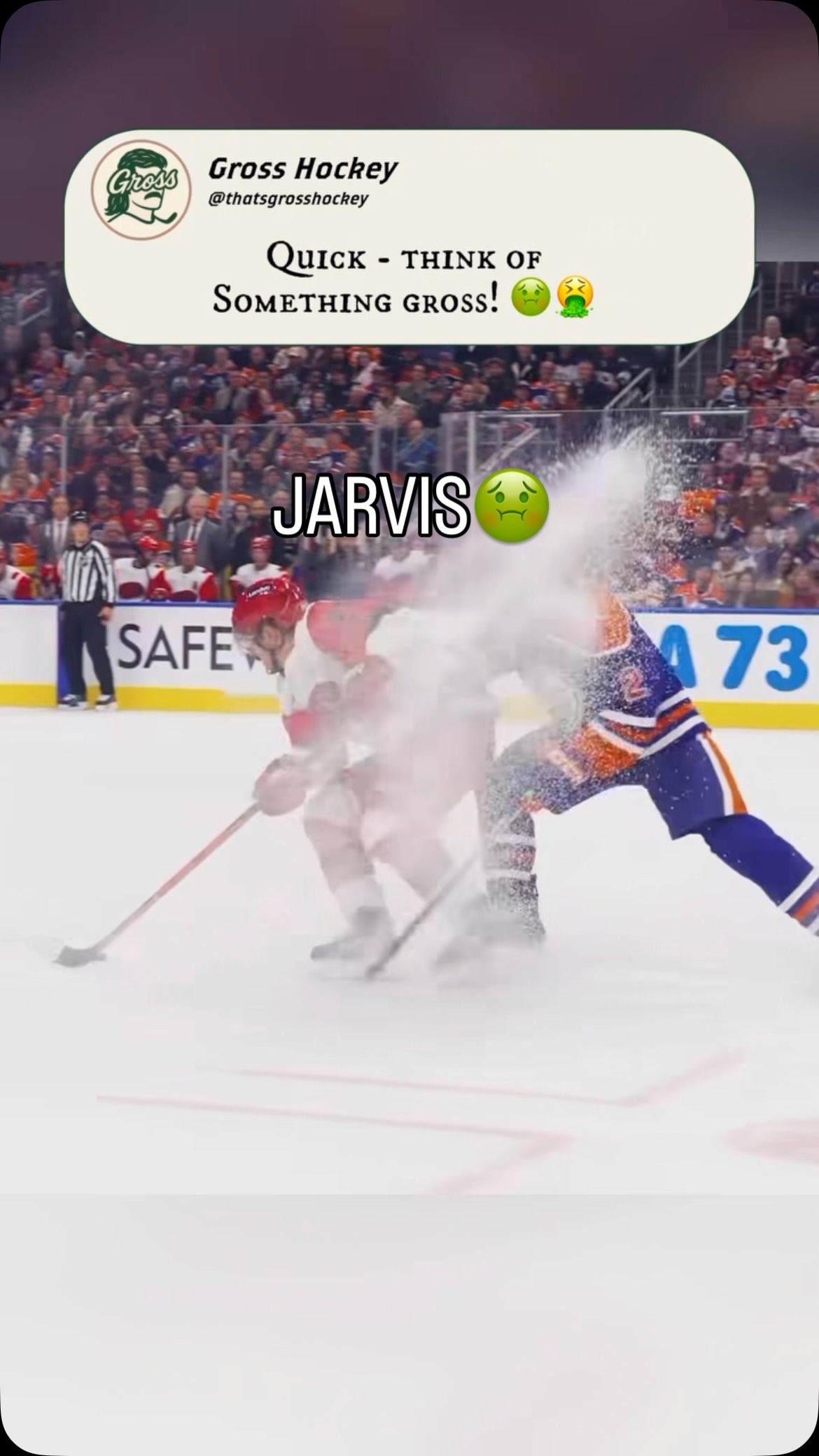 Seth Jarvis: Quick, think of someth...