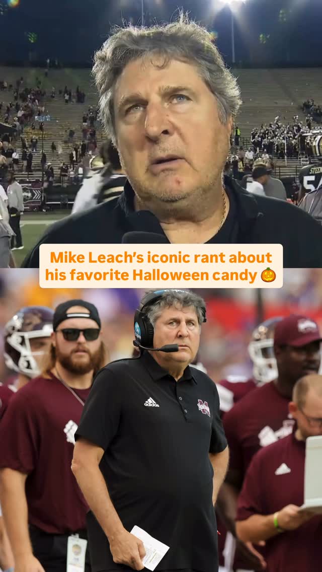 Mike Leach's iconic Halloween candy...