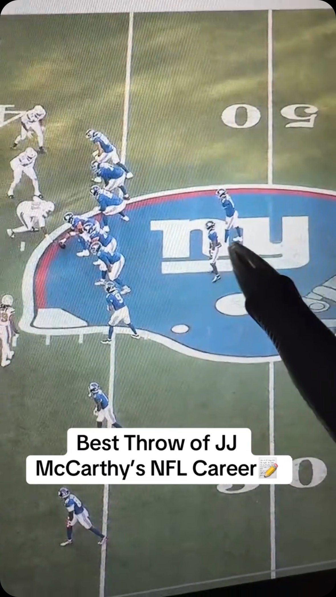 Giants QB J.J. McCarthy's incredibl... on MILLIONS Giants QB J.J. McCarthy's incredibl...