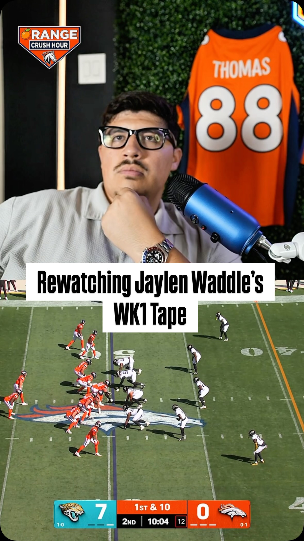 Rewatching Jaylen Waddle's Week 1 T... on MILLIONS Rewatching Jaylen Waddle's Week 1 T...