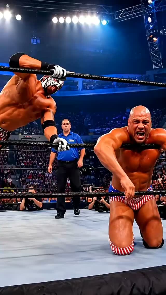 Kurt Angle vs. Rey Mysterio in the ...