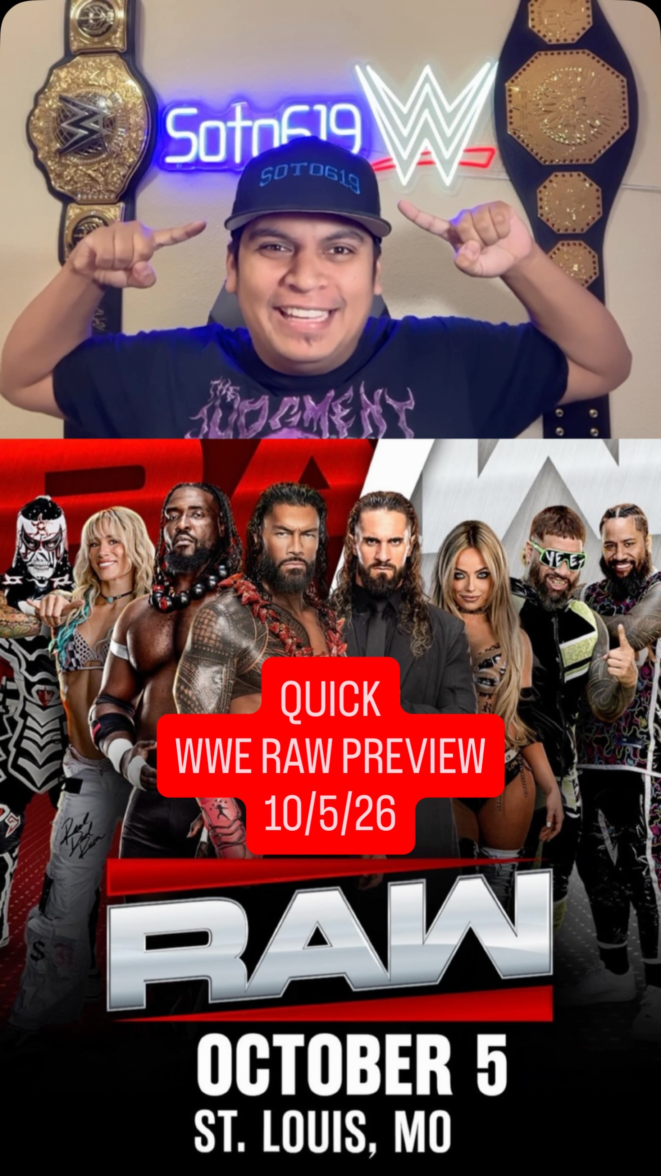WWE RAW Preview and Match Card 10/5...