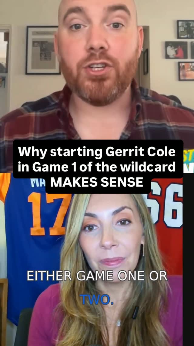 Why starting Gerrit Cole in Game 1 ...