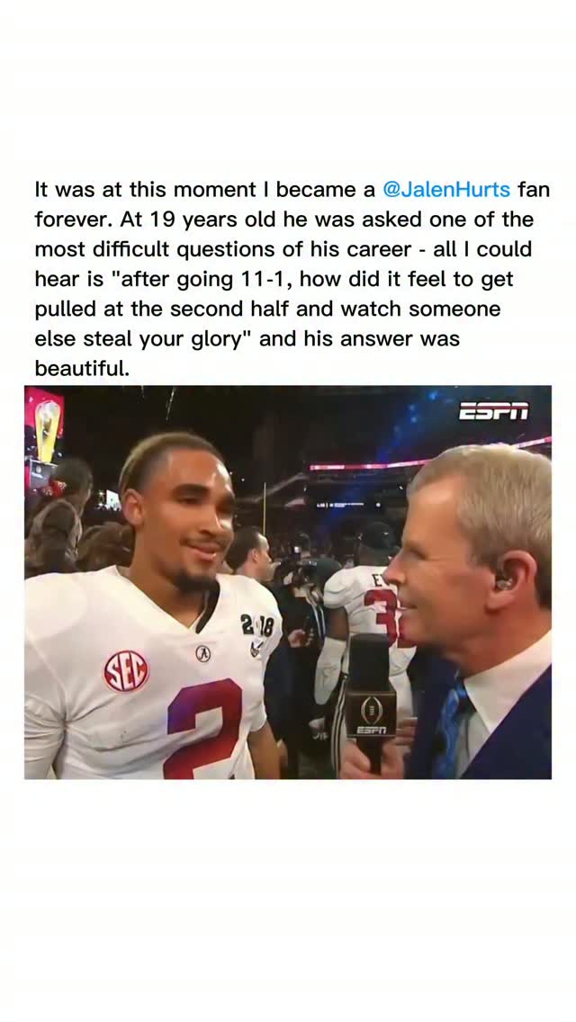 Jalen Hurts reacts to being benched... on MILLIONS Jalen Hurts reacts to being benched...