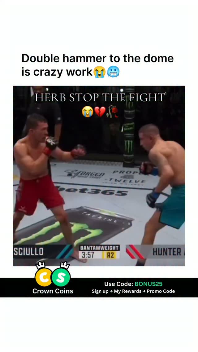 Fighter Sciullo takes heavy knockdo...