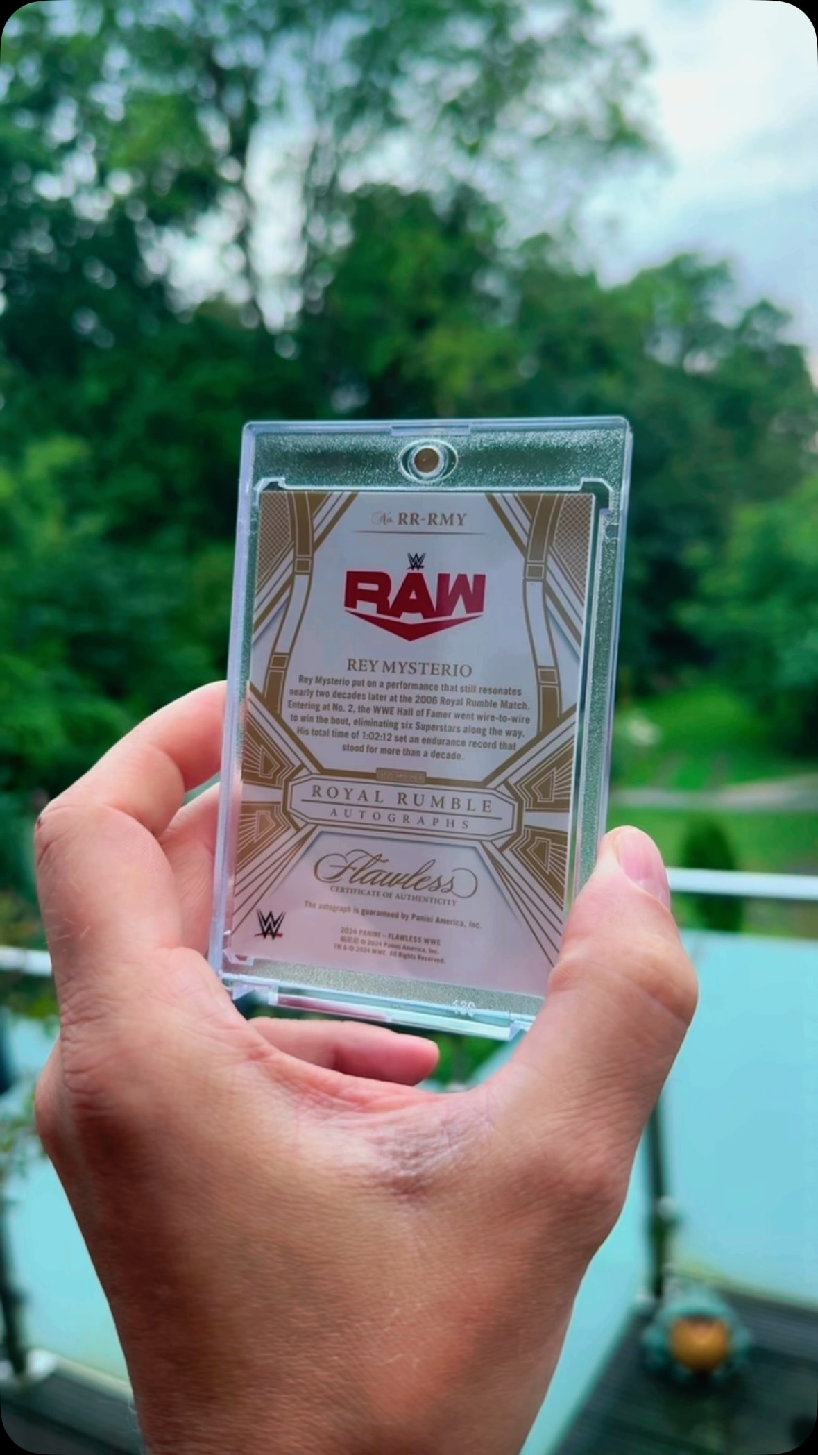 Rey Mysterio Royal Rumble Autograph...