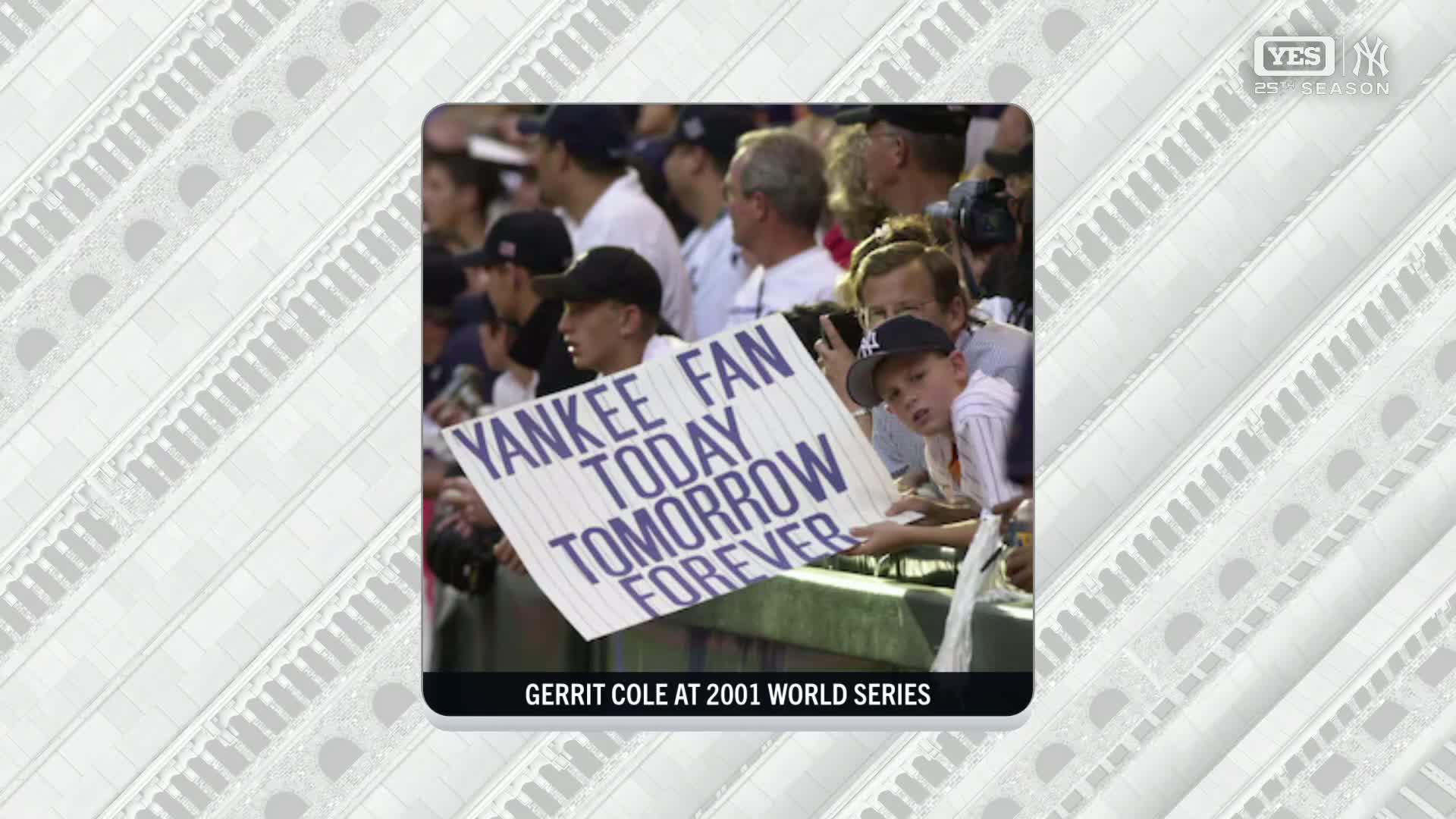 Gerrit Cole at the 2001 World Serie... on MILLIONS Gerrit Cole at the 2001 World Serie...