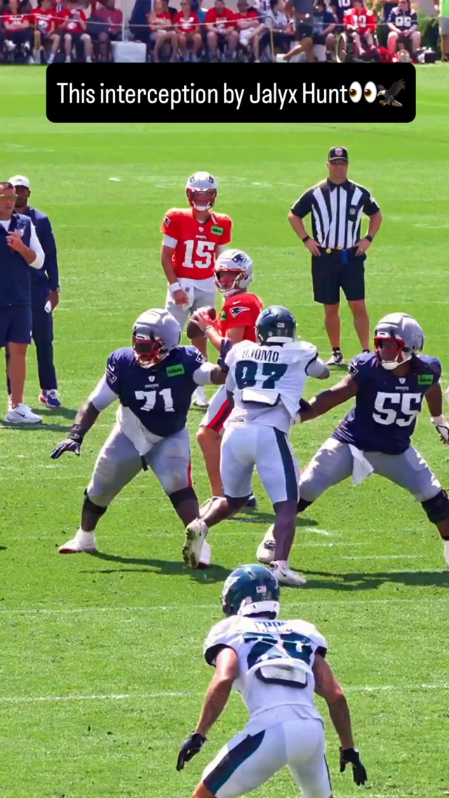 Jalyx Hunt's interception