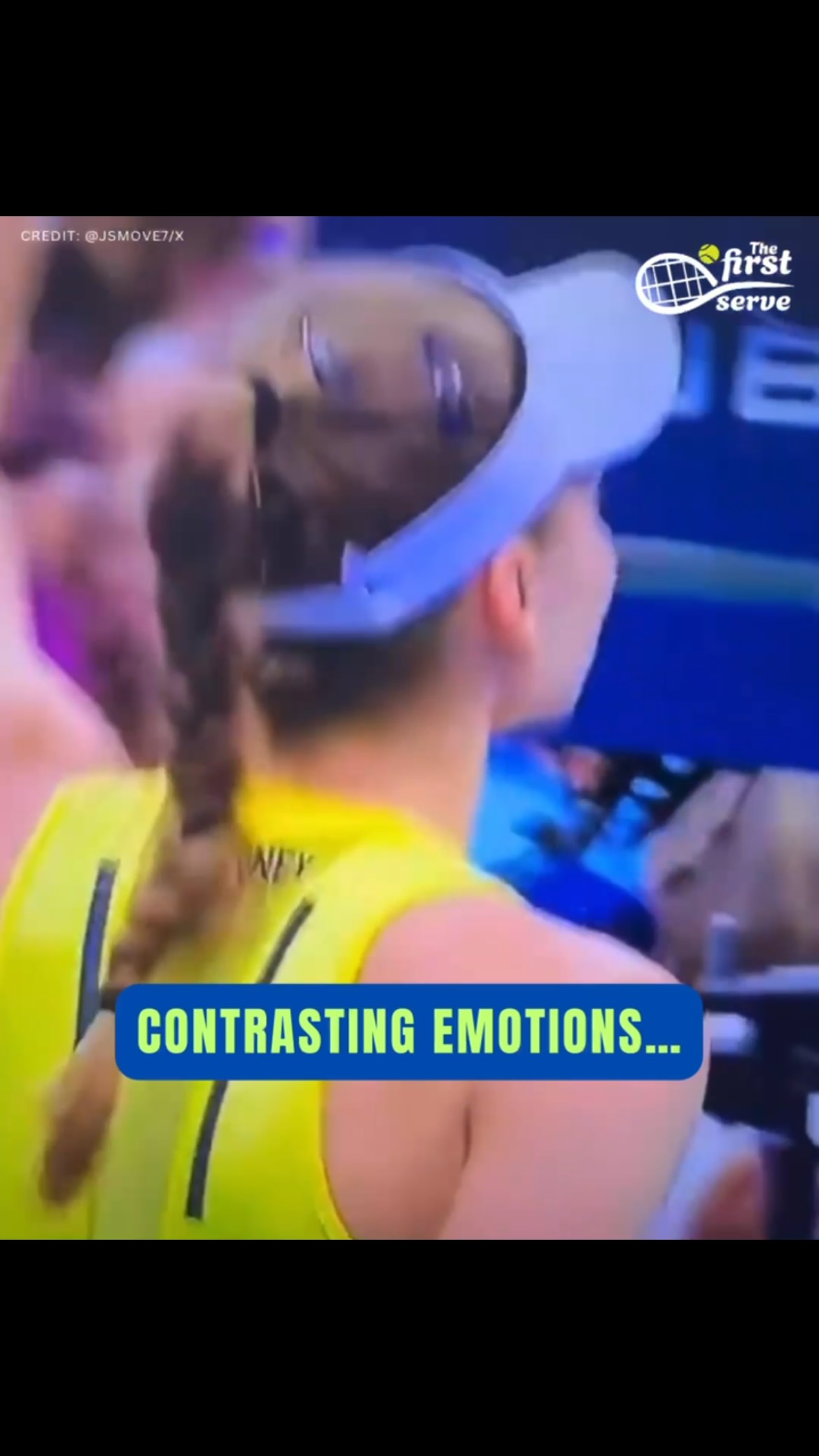 Sabalenka's emotional reaction and ...