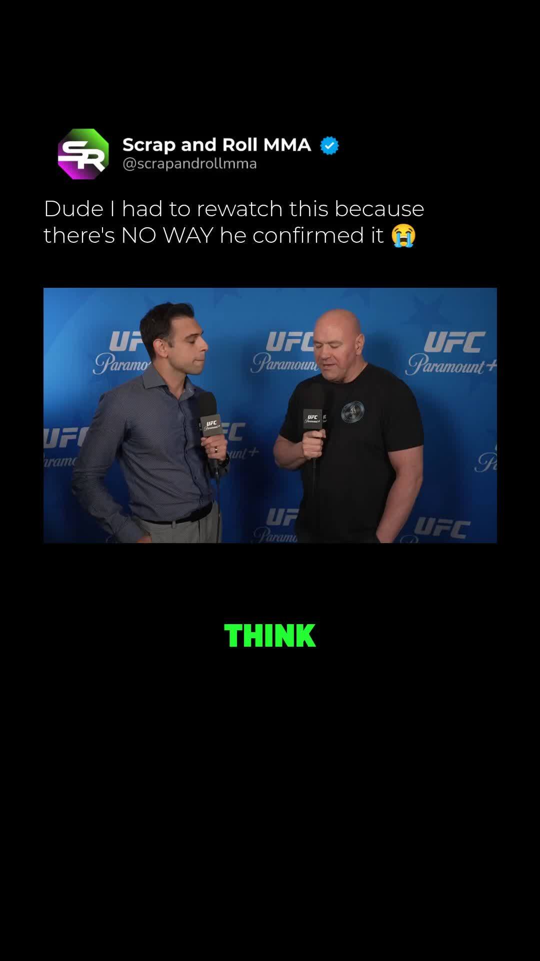 Dana White talks Carlos Prates titl...