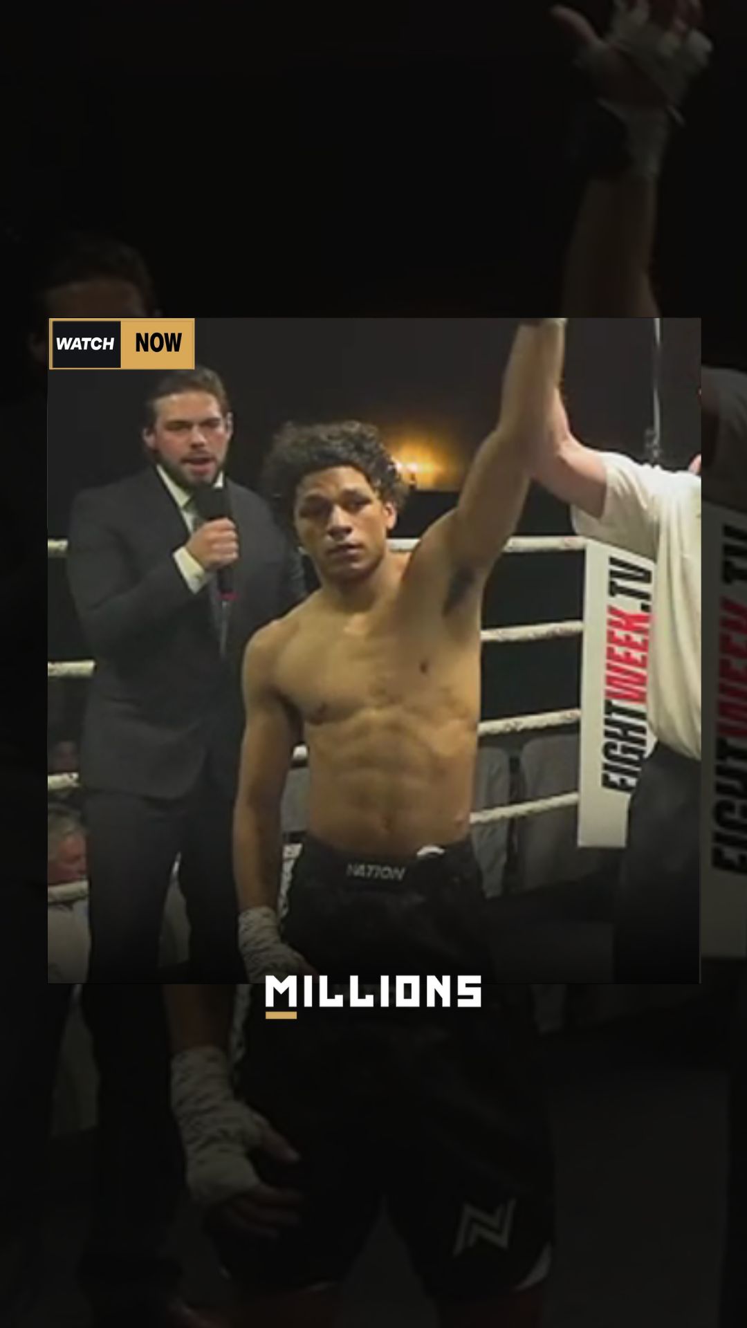 Santiago reigns in ring.|PPV : USKA...