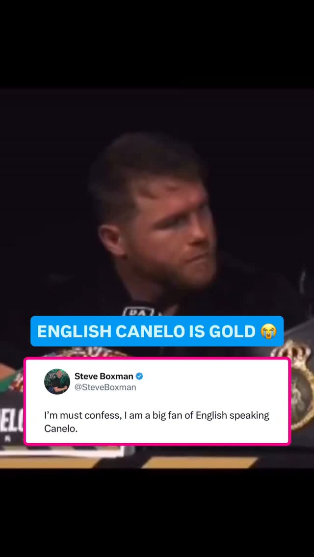 Canelo Alvarez's English language s...