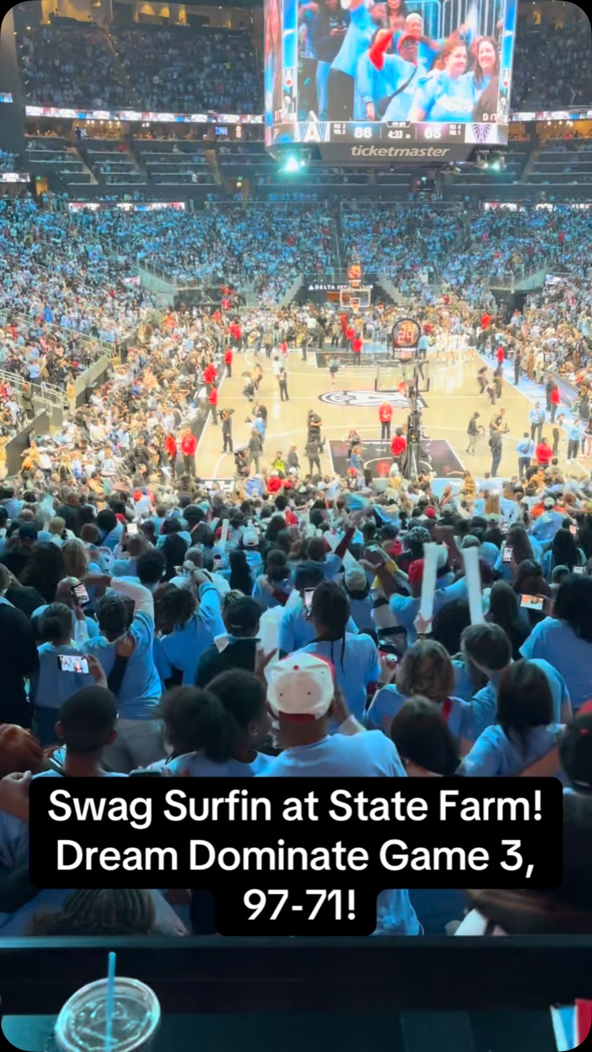 Swag Surfin' after Dream's DOMINANT...