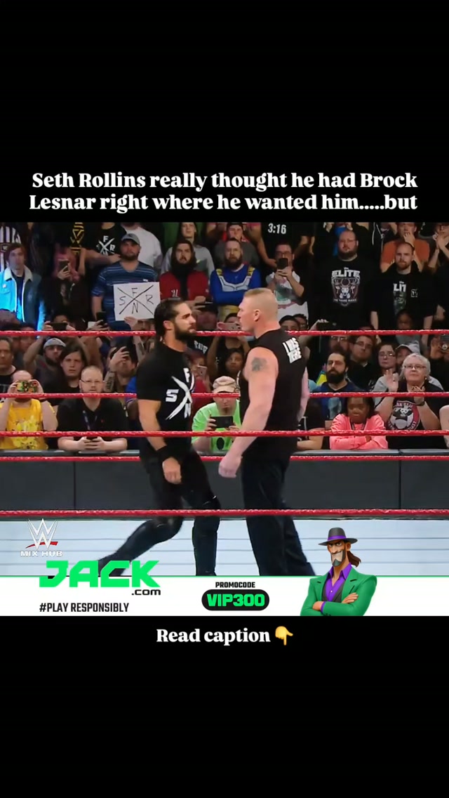 Brock Lesnar executes a devastating...