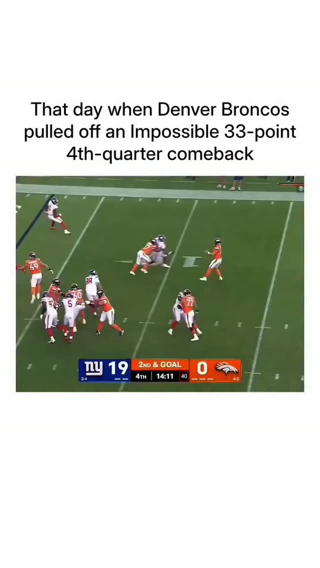 Broncos' Impossible 33-point 4th-qu... on MILLIONS Broncos' Impossible 33-point 4th-qu...