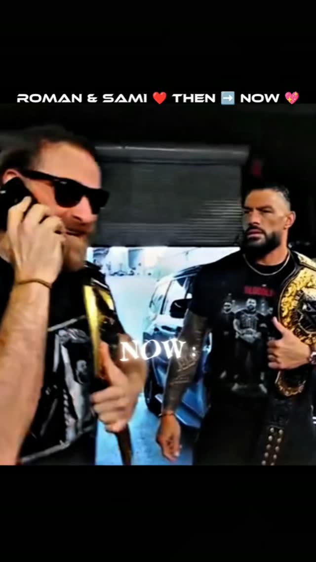 Roman Reigns and Sami Zayn: Then an...