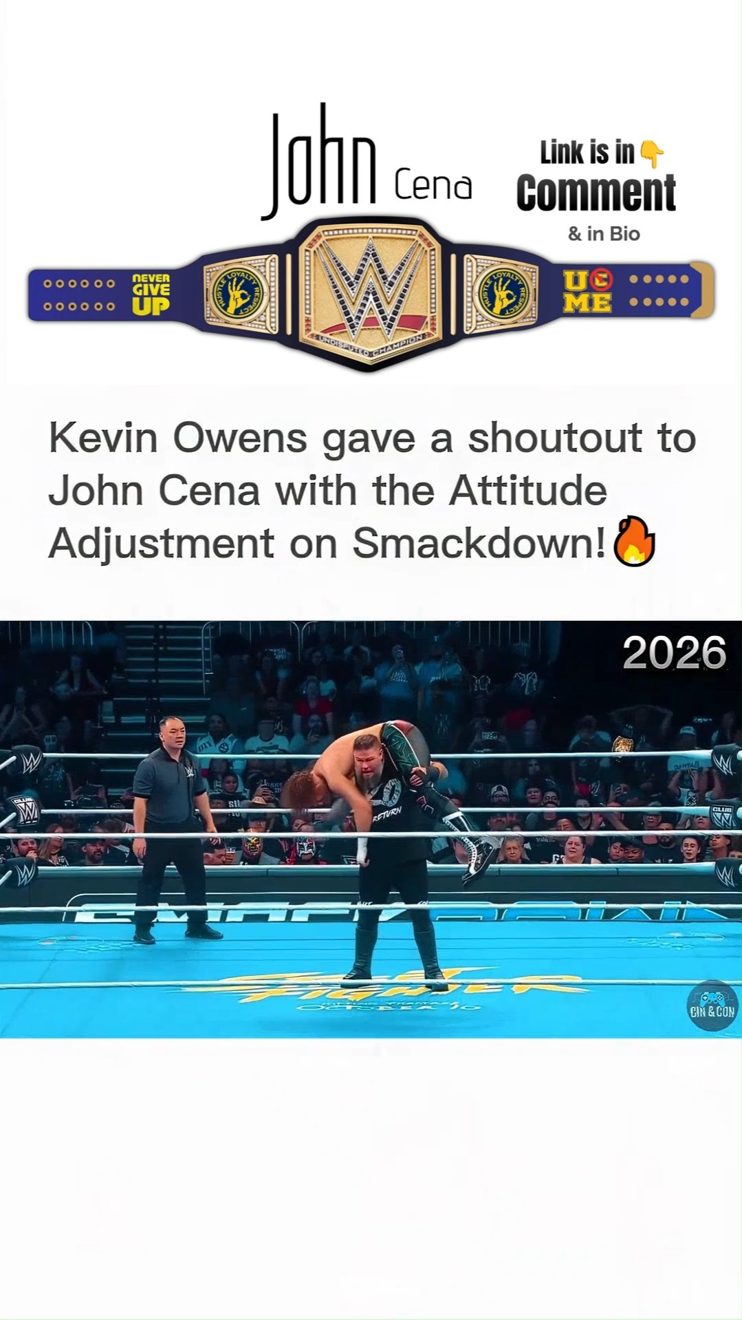 Kevin Owens pays tribute to John Ce...