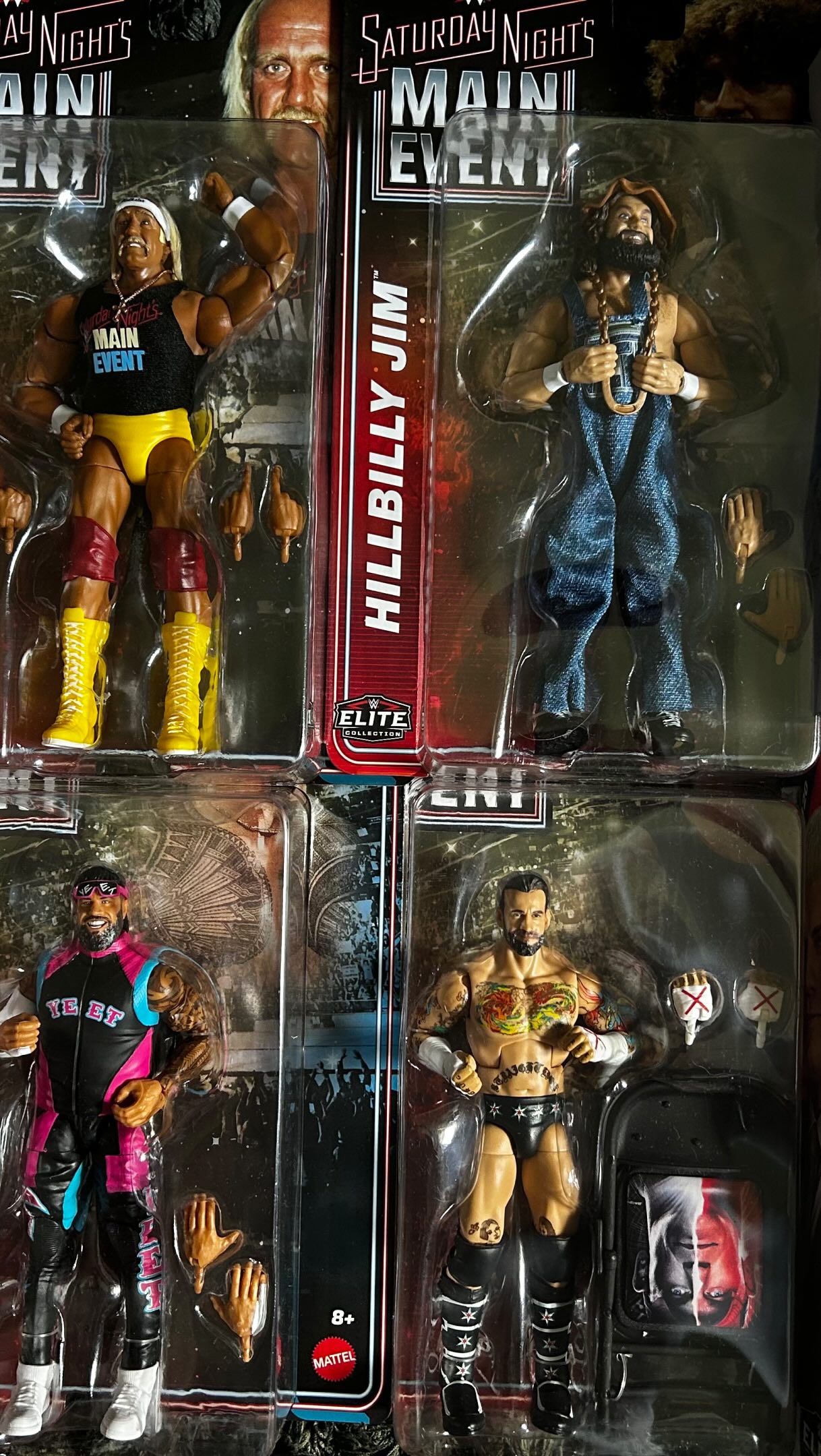 A haul of new WWE action figures, f...