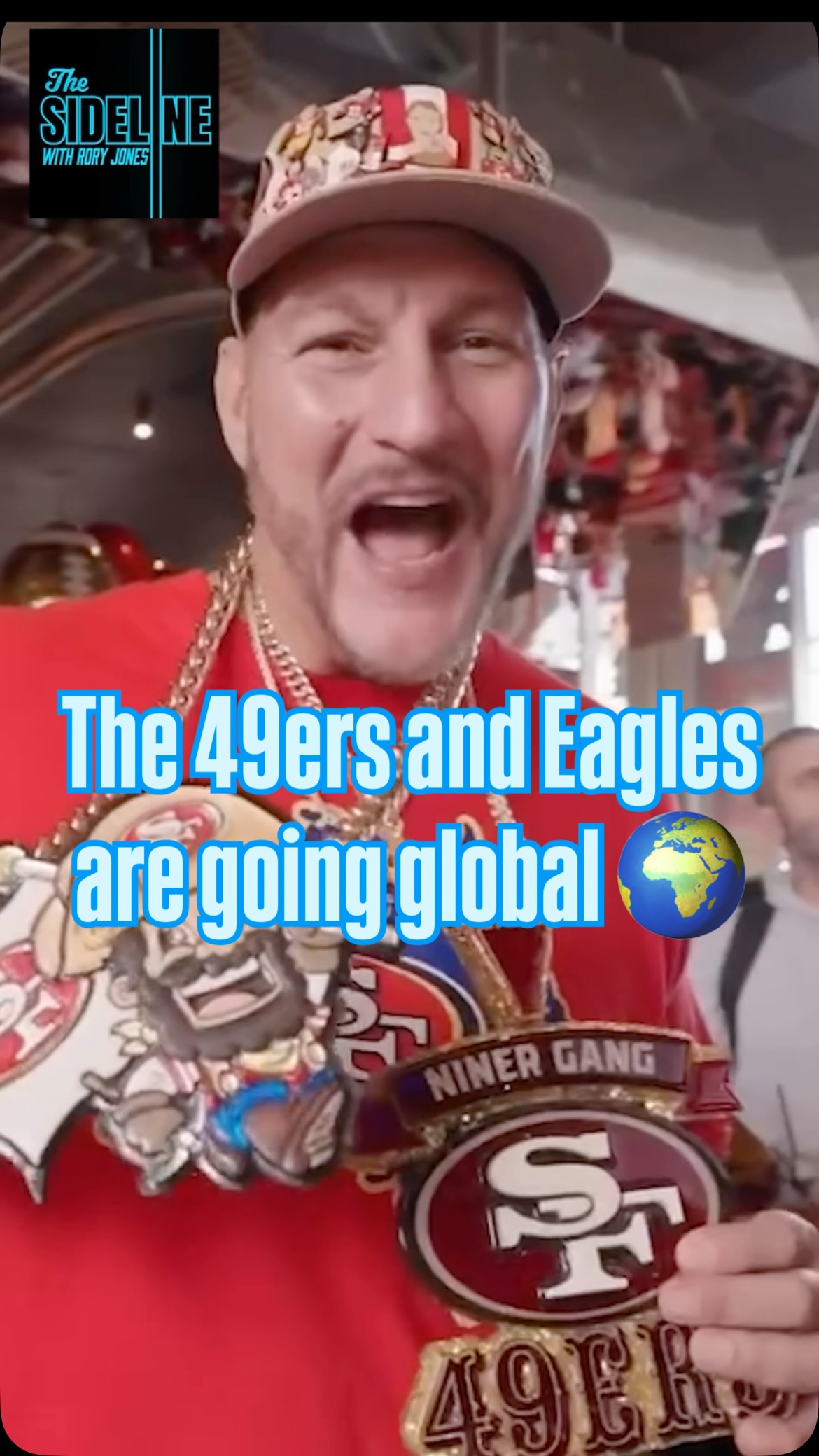 The 49ers and Eagles are going glob... on MILLIONS The 49ers and Eagles are going glob...