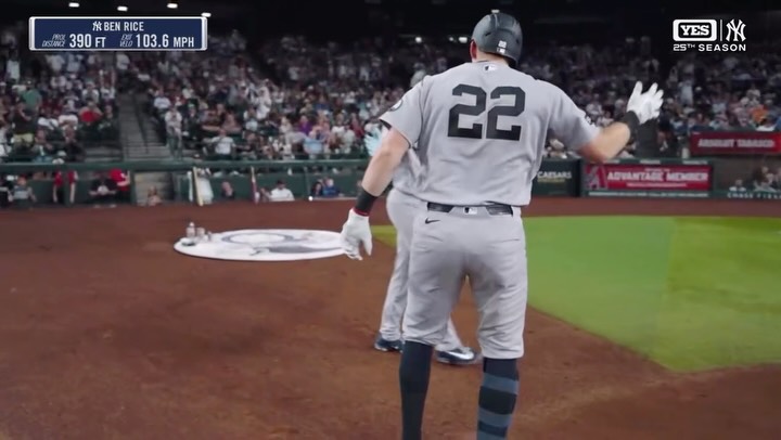 Ben Rice hits his 39th home run of ... on MILLIONS Ben Rice hits his 39th home run of ...