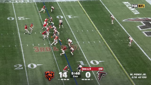 Michael Penix Jr. throws a great pa...