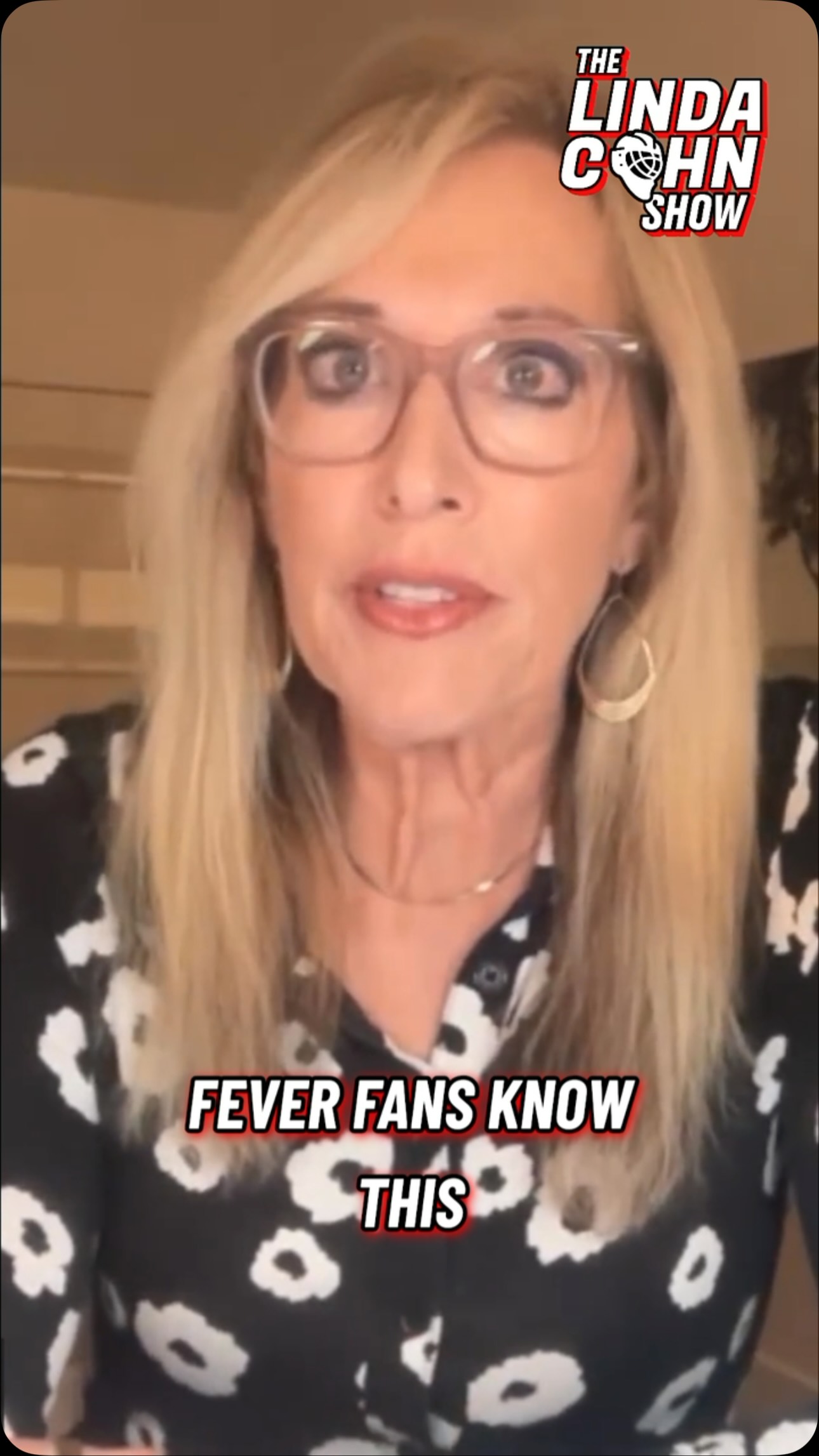 Linda Cohn reacts to Indiana Fever'...