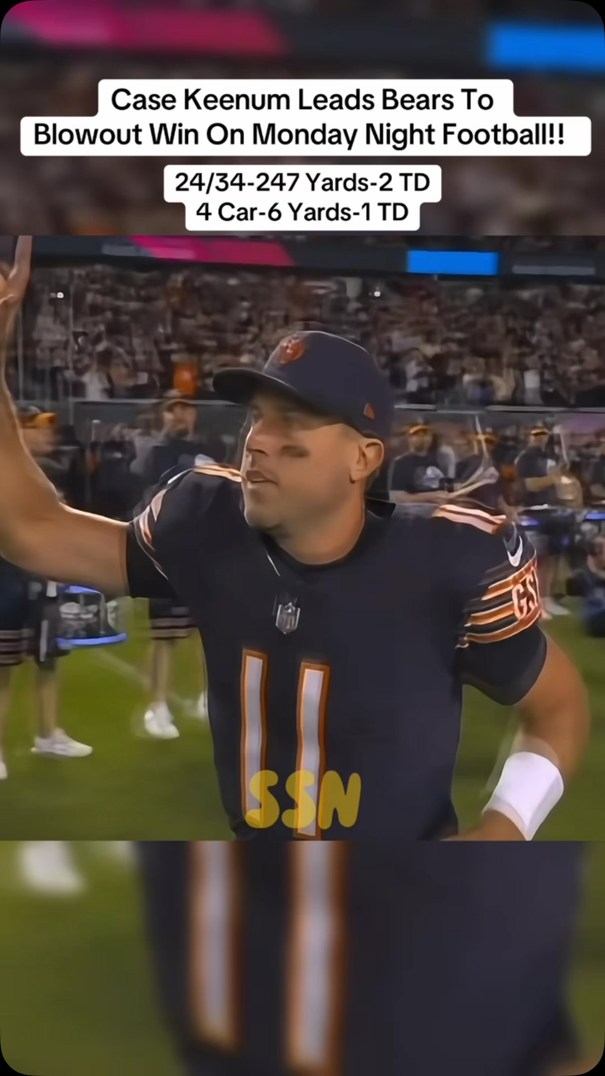 Case Keenum leads Bears to a blowou...