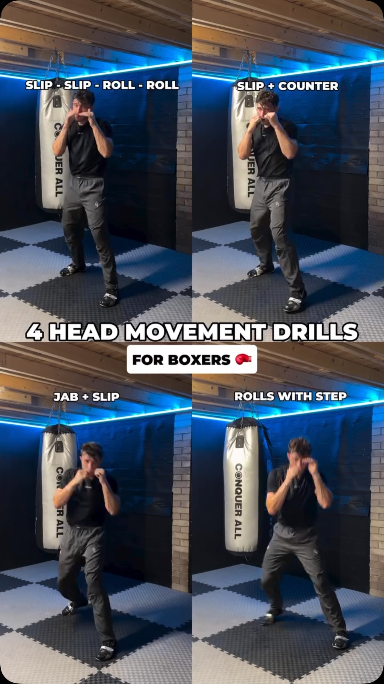 4 Head Movement Drills for Boxers