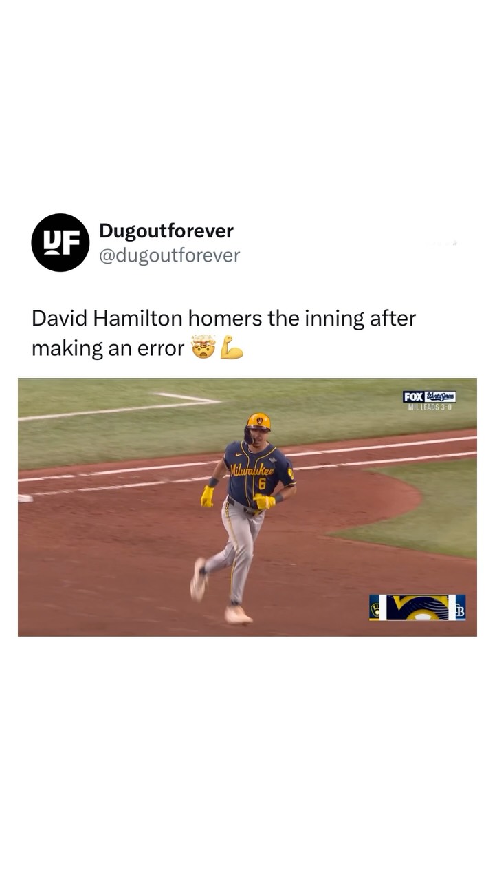 David Hamilton hits a home run for ...