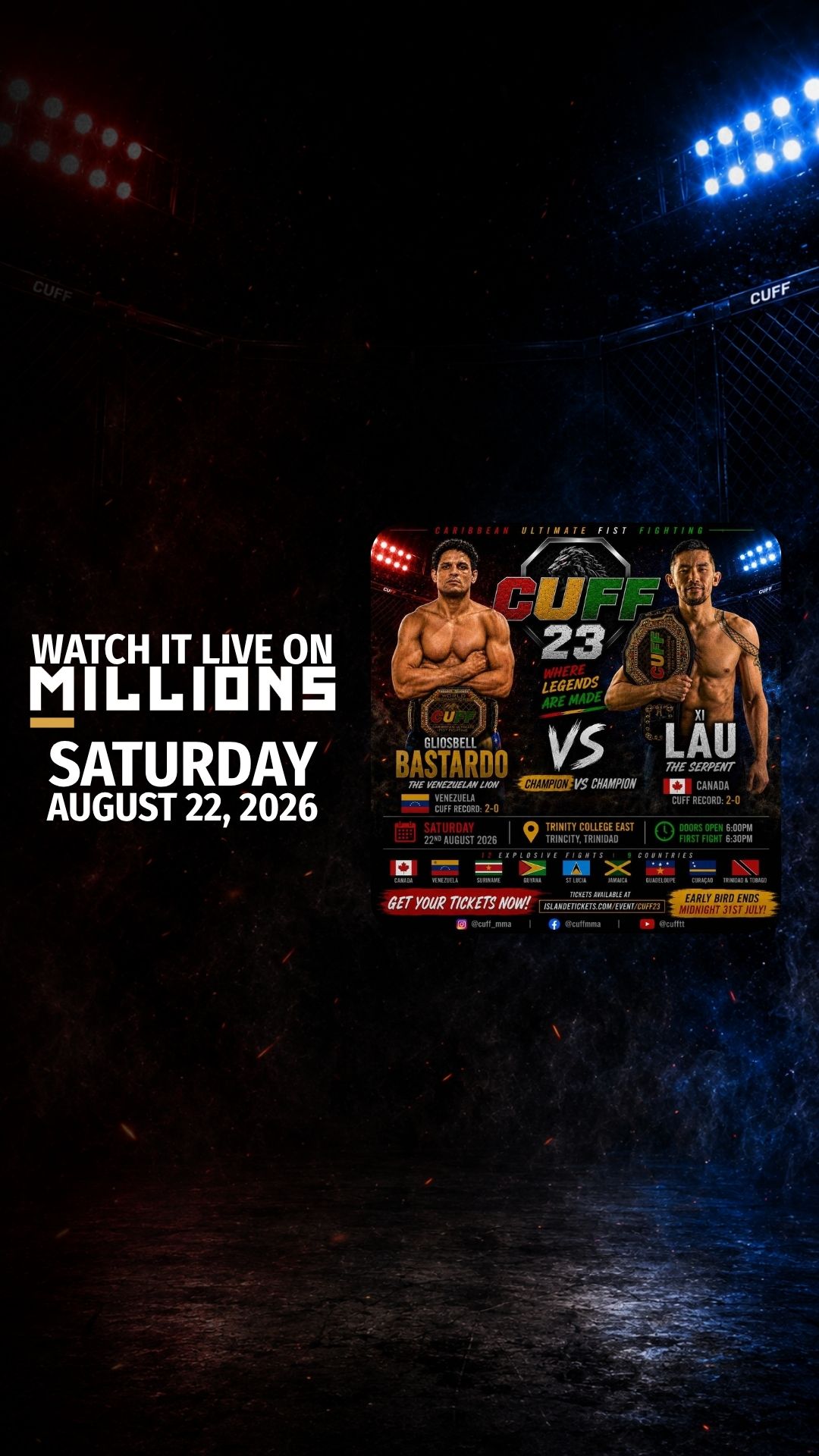 CUFF 23 | Caribbean MMA Takes Cente...