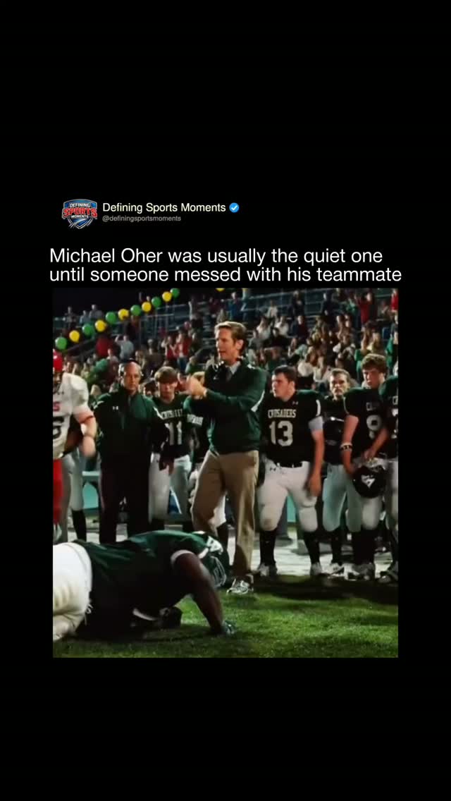 Michael Oher from The Blind Side pr...