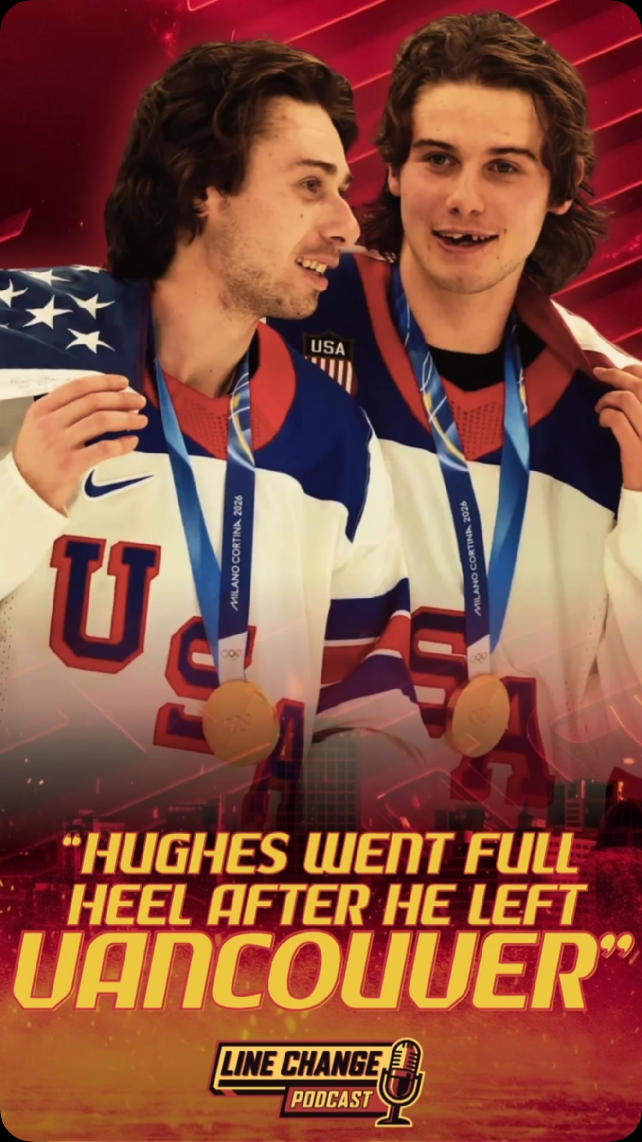 Quinn Hughes turned heel after leav...