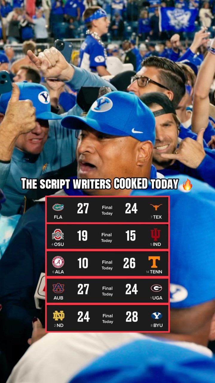 5 of the Top 7 Teams Lost Today: Wi...