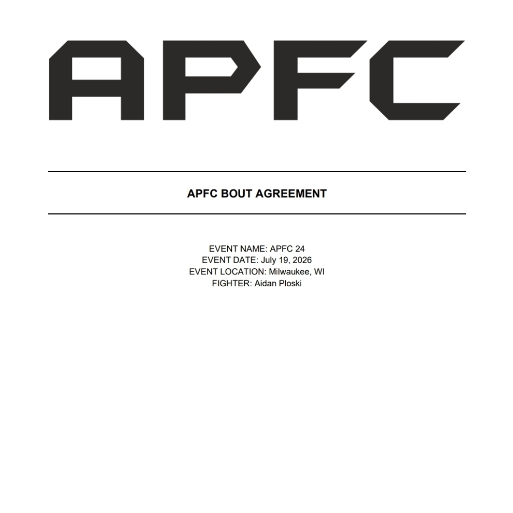 APFC fight contract signed !