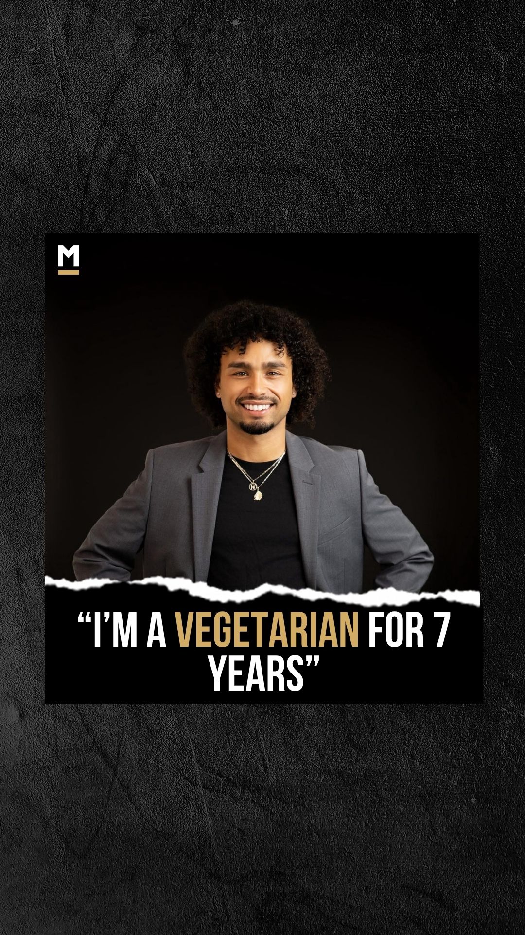 Alain German Jr: I'm A Vegetarian F...