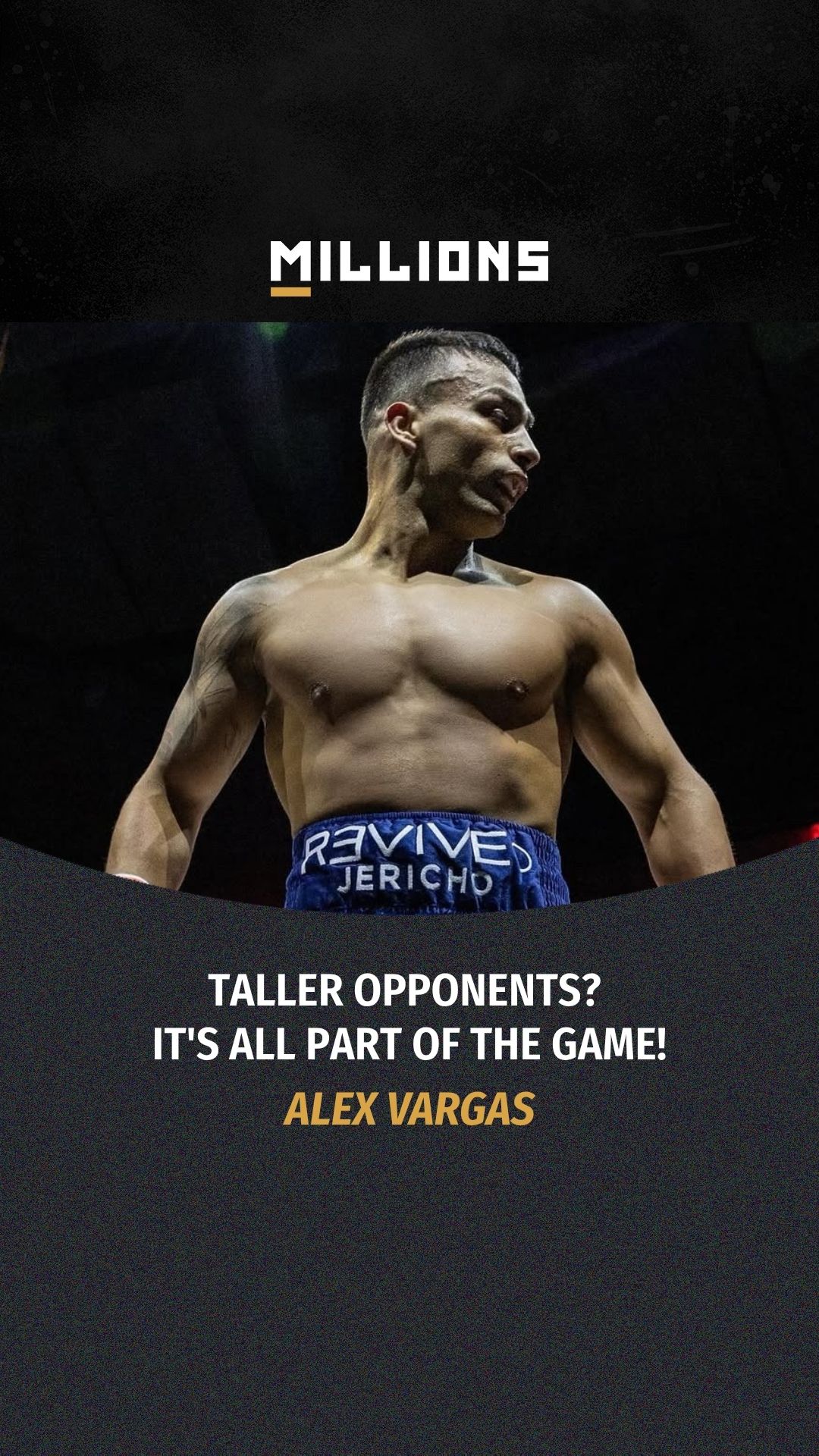 Alex Vargas: Taller Opponents? It's...
