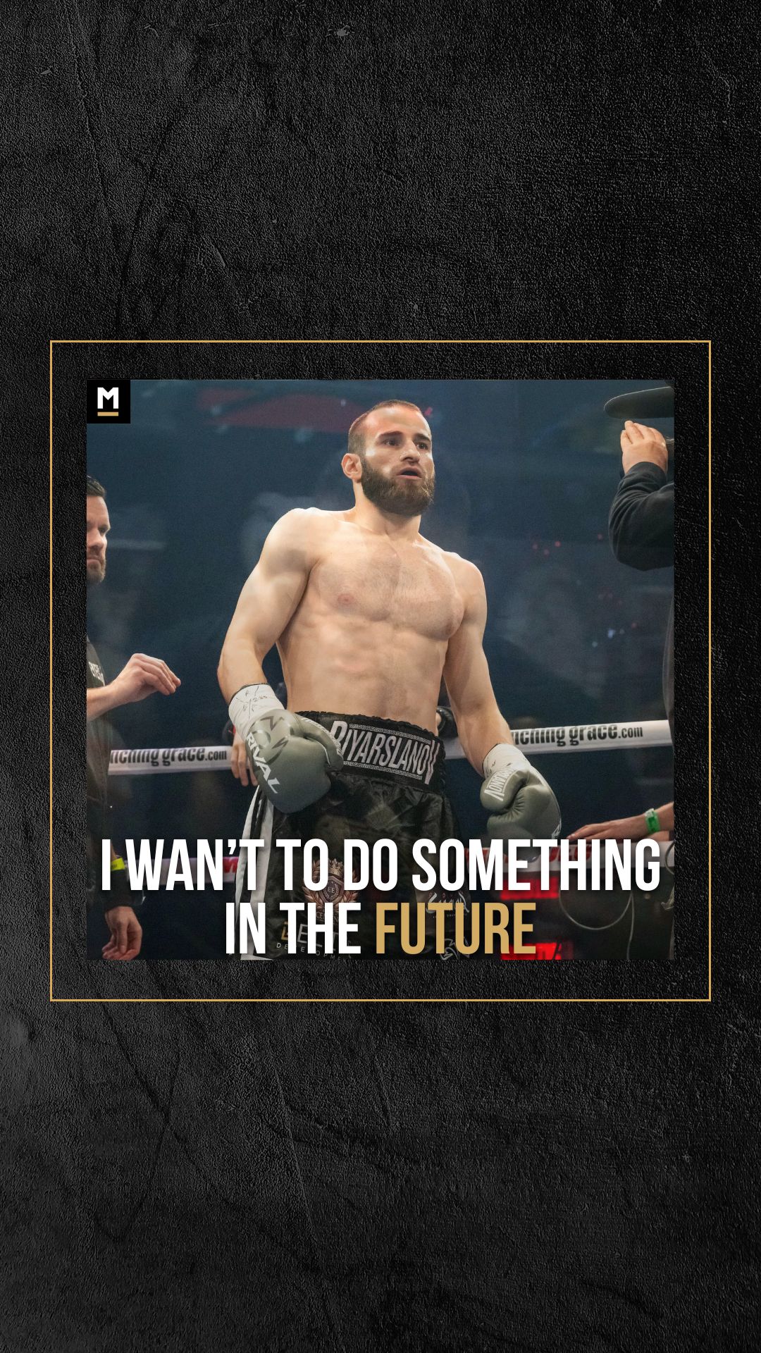 Arthur Biyarslanov: I Wan't To Do S...