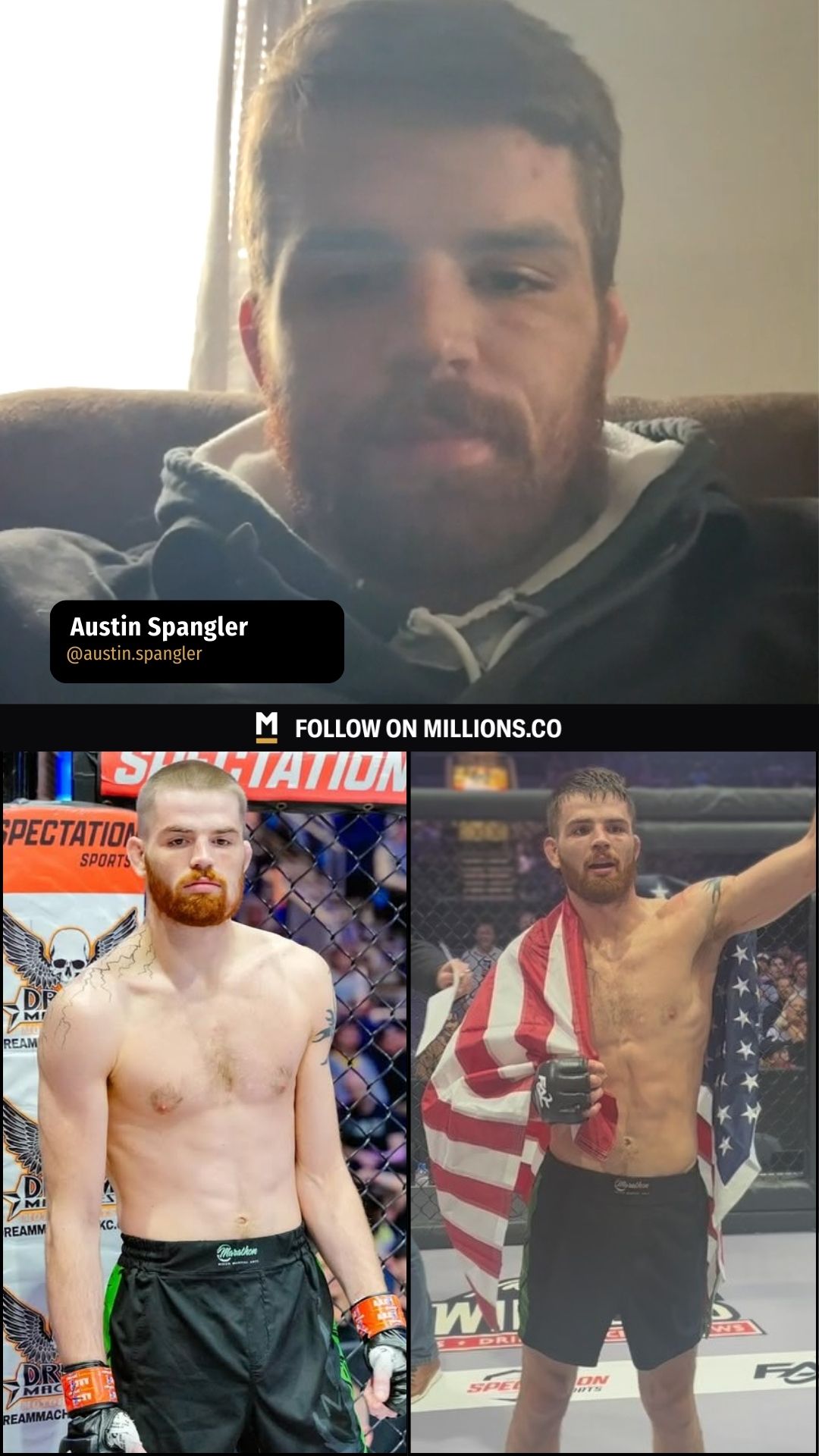 Austin Spangler: Chasing the UFC Dr... on MILLIONS Austin Spangler: Chasing the UFC Dr...