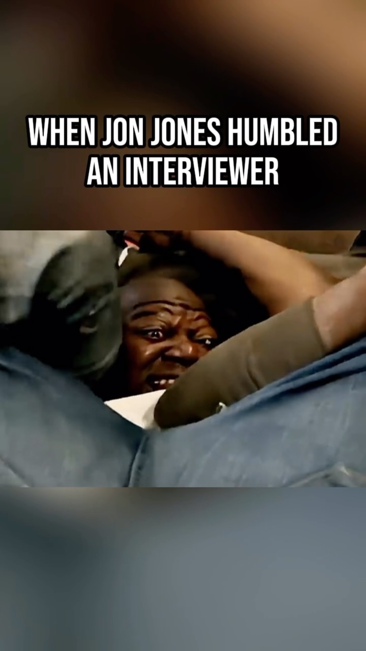 When Jon Jones humbled an interview... on MILLIONS When Jon Jones humbled an interview...