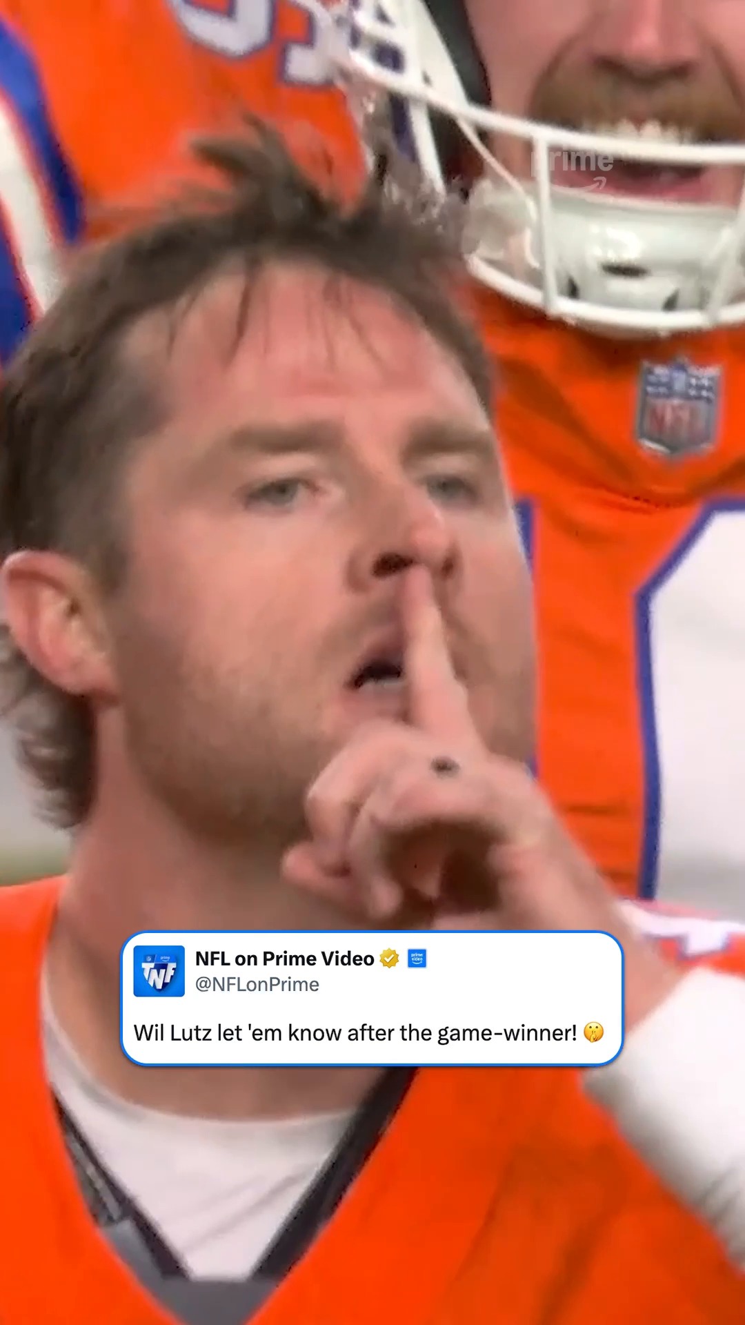 Wil Lutz silences the crowd after t...