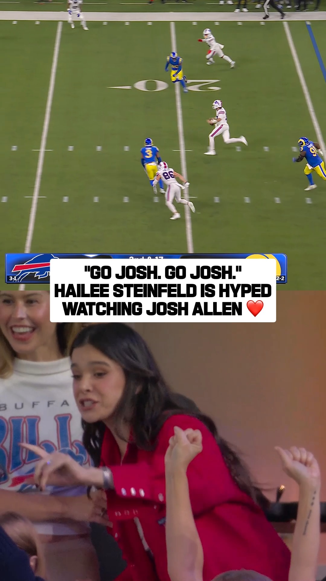 Hailee Steinfeld is hyped watching ...
