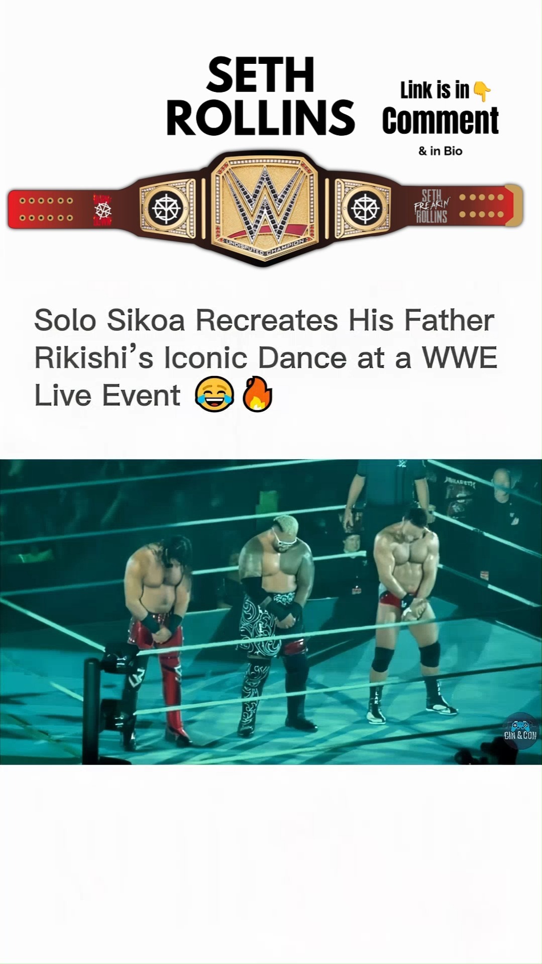 Solo Sikoa recreates Rikishi's icon...