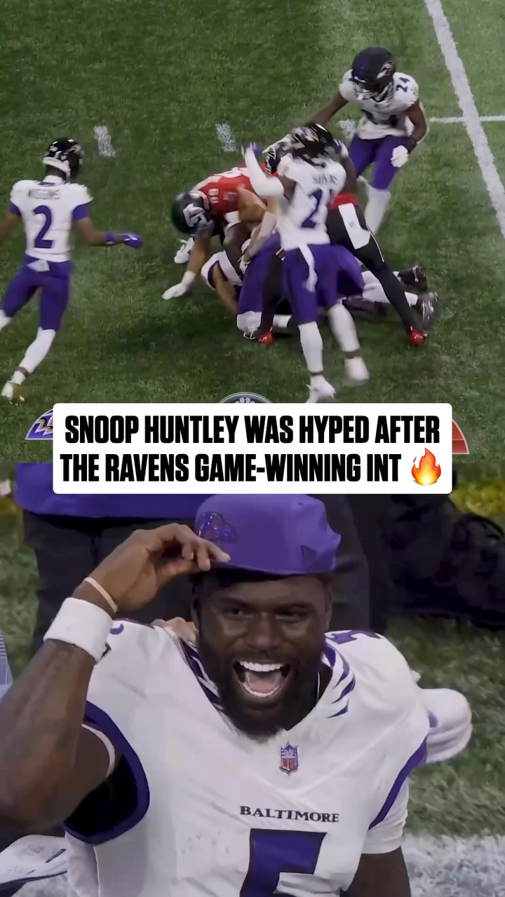 Snoop Huntley was hyped after the R...