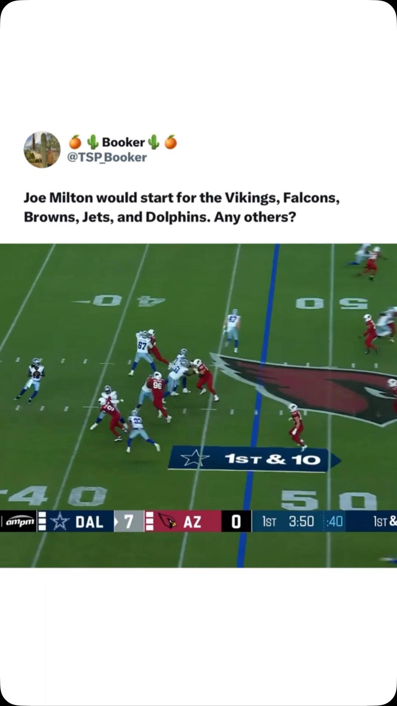 Joe Milton's Arm Talent: A Rising N...